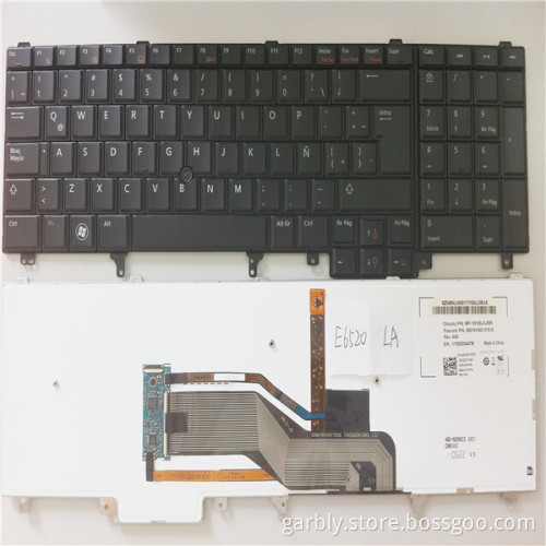 for DELL Latitude E6520 E6530 E5520 E6540 Backlit Us Ti Kr Laptop Keyboard